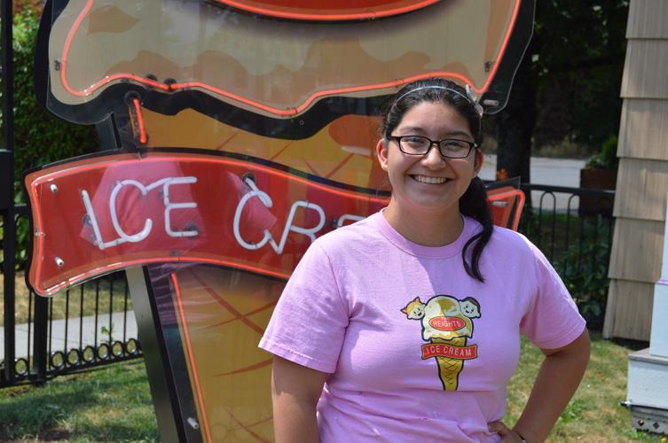 Genesis Quezada, 16, takes summer one scoop at a time