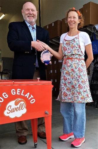 Martin Golden presents Debbie Hendrickx with SBA Nano award.jpg