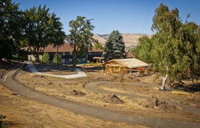 Care facility adds park-like area