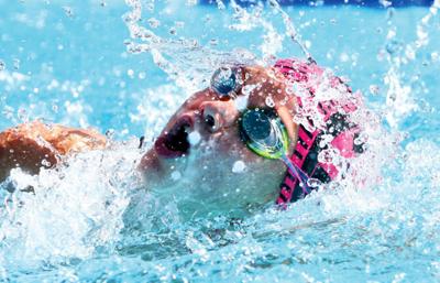 Swimmer Kennedy Abbas