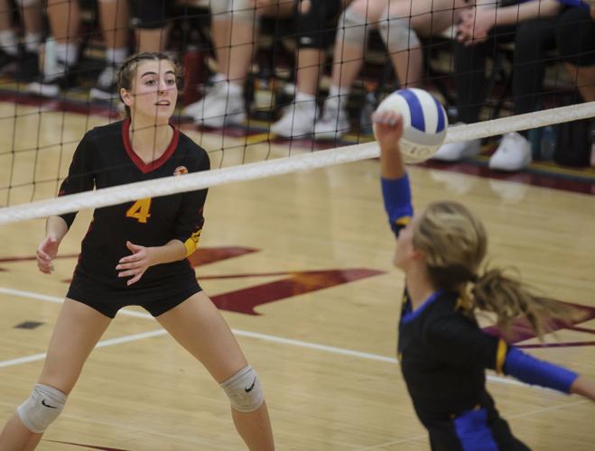 The Dalles volleyball versus Crook County