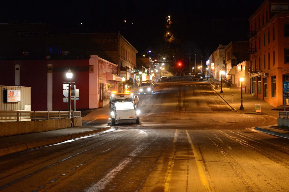 Night-time street-sweeping scheduled - City of Hood River