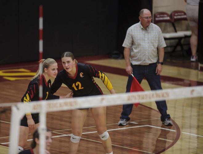 The Dalles volleyball versus Crook County