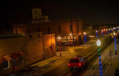 Downtown snow