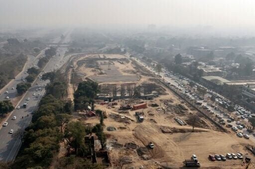 Bulldozers have levelled former green belts and wooded areas in Islamabad, including near major highways