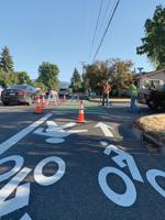 Shared-Use path installed near Hood River Middle School