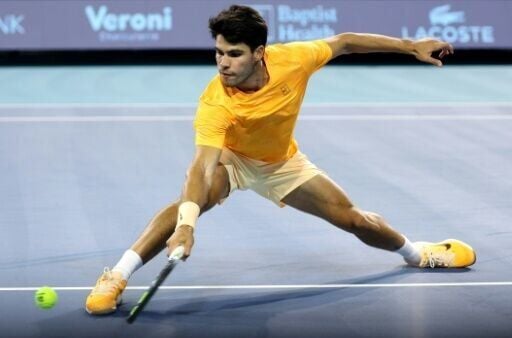 World number one Carlos Alcaraz is into the third round of the Miami Open after a victory over Joao Fonseca