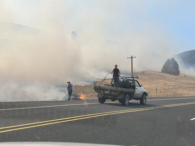 The Larch Creek fire