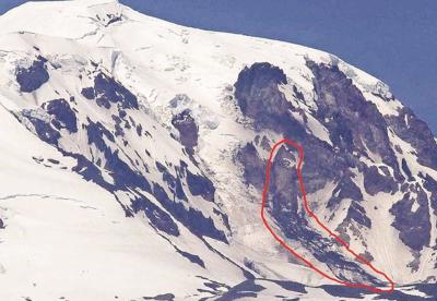 Avalanches posing potential hazards
