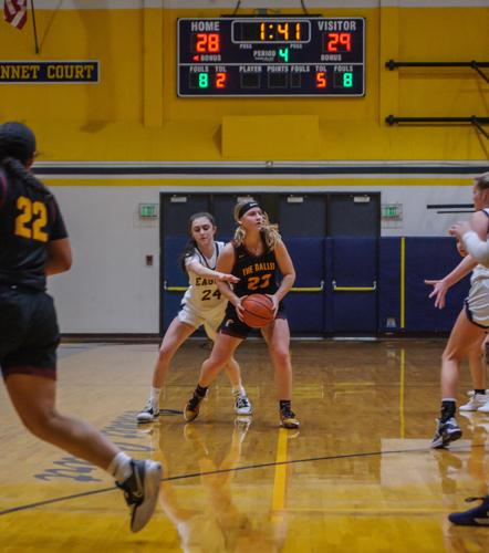 The Dalles girls basketball versus Hood River Valley