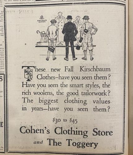 New fall fashions 1922