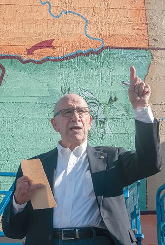 Walldogs mural Oct. 5, 2024