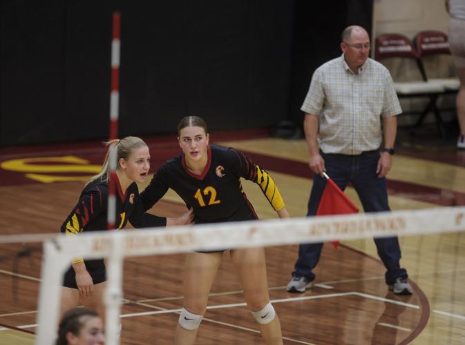 The Dalles volleyball versus Crook County
