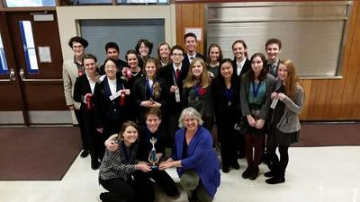 HRVHS Speech and Debate wins District