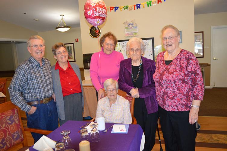 Minnie Herman hits 104, keeps moving forward