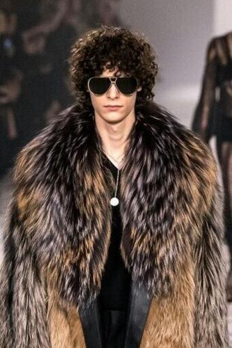 At Fendi, newly seated designer Maria Grazia Chiuri showed a collection that included "remodelled" furs. 