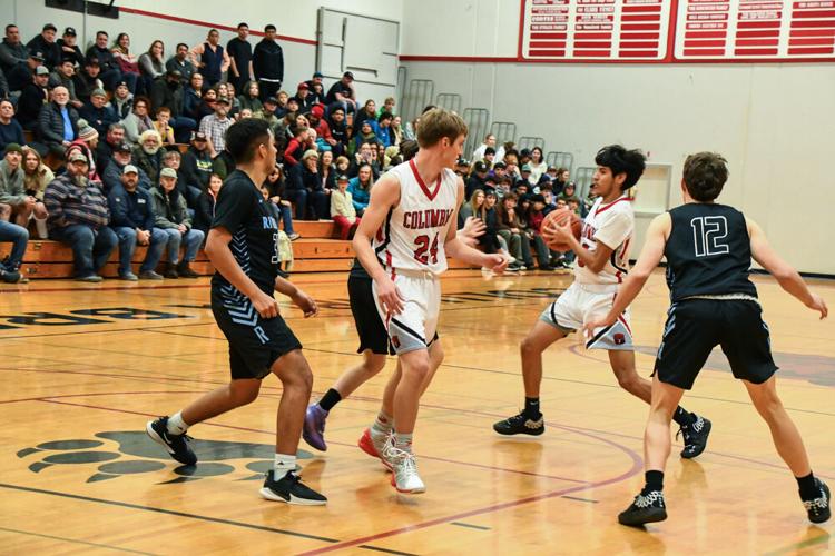 Columbia Bruins boys basketball versus Riverside