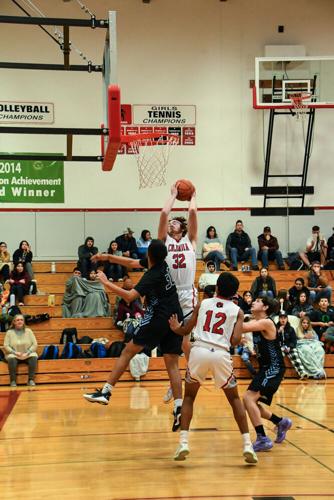 Columbia Bruins boys basketball versus Riverside