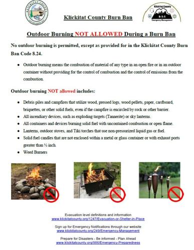 Burn Ban - Not Allowed