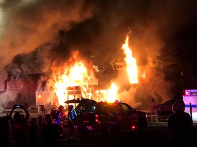 Fire destroys Kayak Shed Wednesday evening
