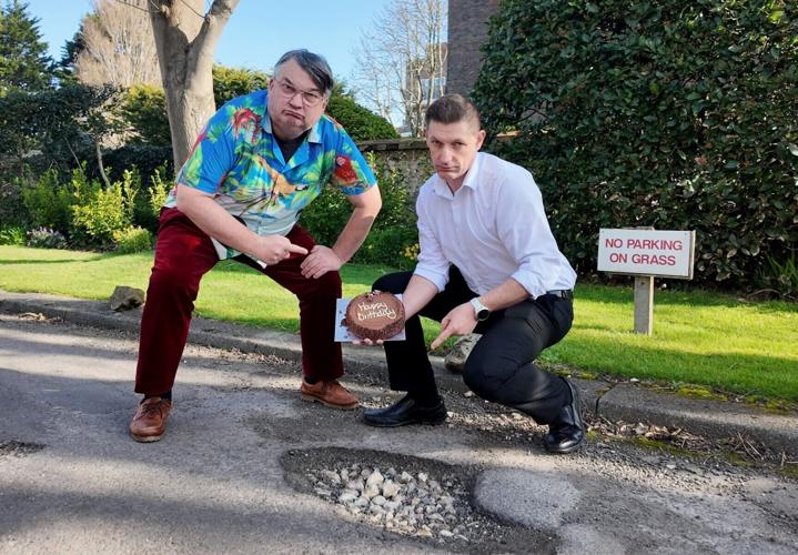 Council told to get a grip on roads as anger overspills with pothole penises
