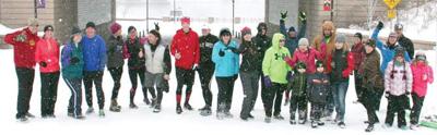 Brave souls fight snow for love of running