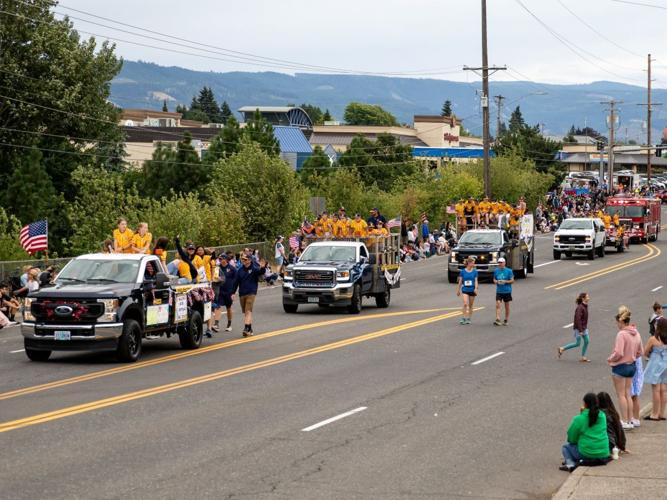 Fourth of July parade in Hood River