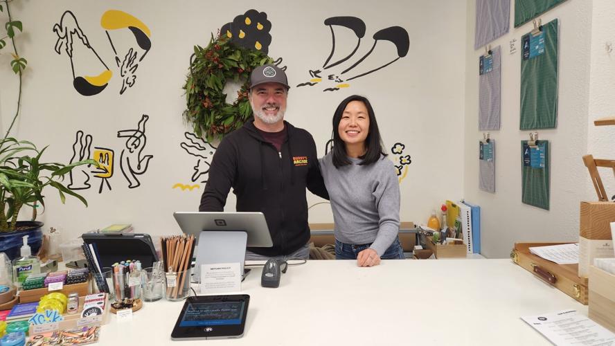 Buddy’s Arcade donates art supplies to Cascade Locks Elementary School