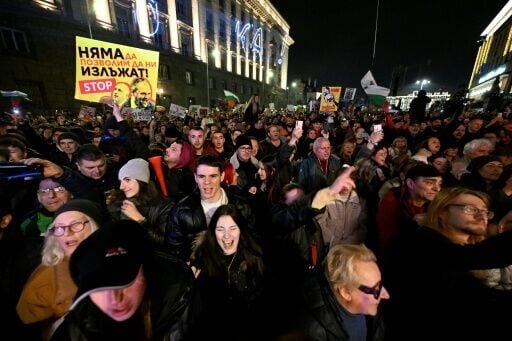 On Wednesday, tens of thousands rallied outside the parliament building in Sofia alone