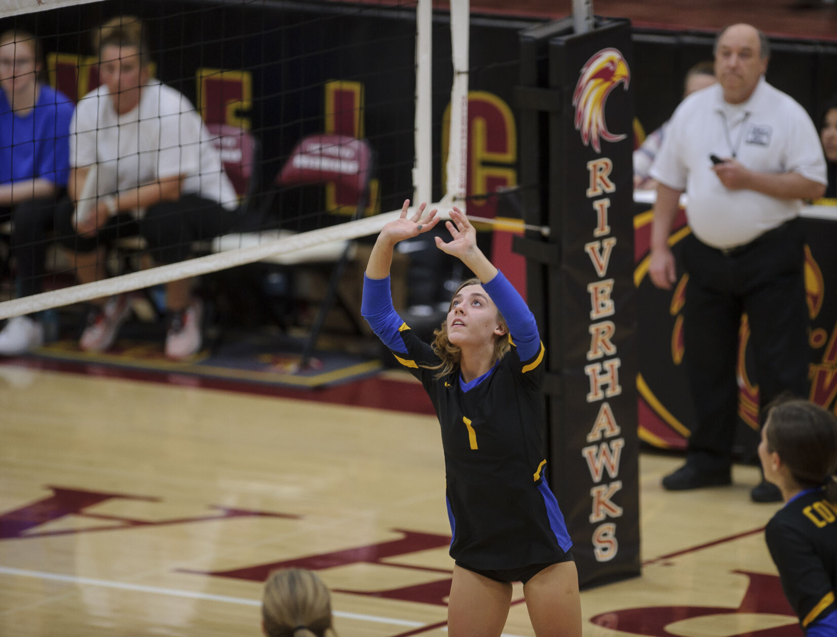 The Dalles volleyball versus Crook County