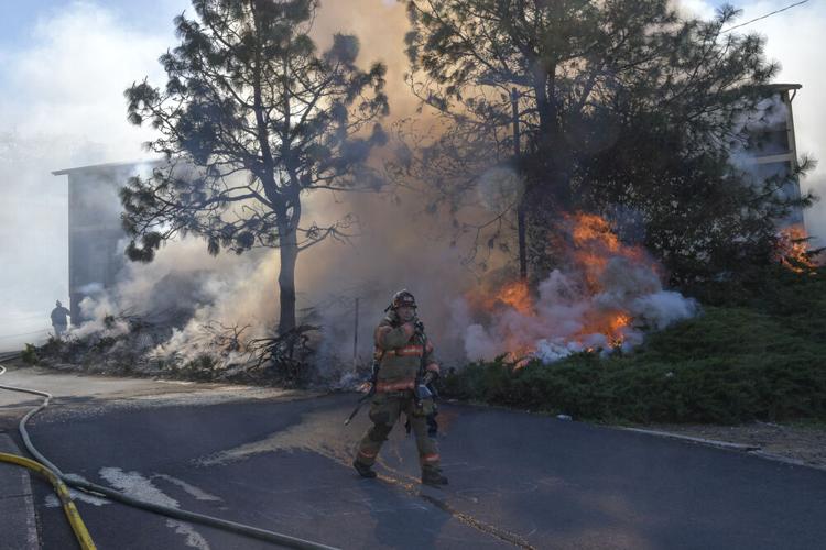Fire damages American Village apartments