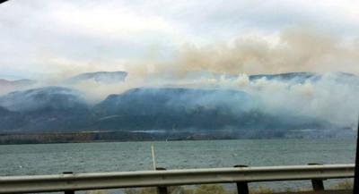 Wishram fire in mop-up stages, evacuations lifted