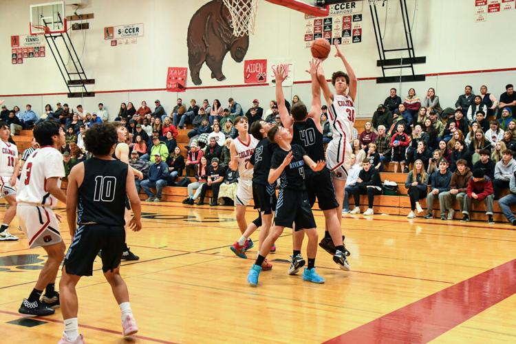 Columbia Bruins boys basketball versus Riverside