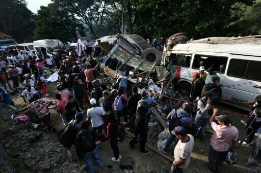 The blast left buses and vans mangled on the Pan-American Highway in the restive southwestern Cauca Department of Colombia