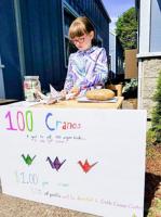 Girl’s origami project benefits Celilo Cancer Center