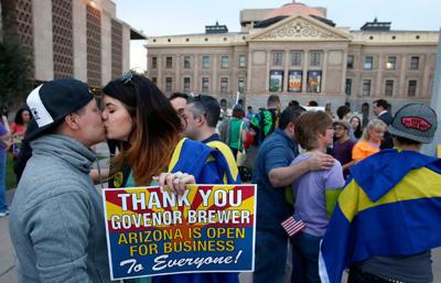Arizona governor’s veto aimed at own party’s right