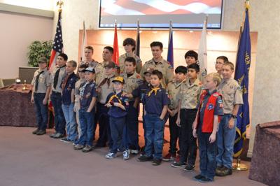 Scouts honor veterans at Anderson’s ceremony