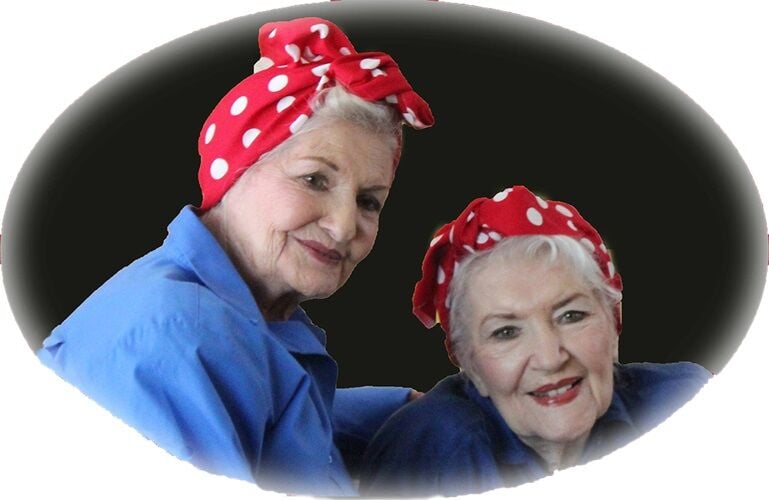 Ada Wyn Parker-Loy is shown with her sister, Naomi Parker Fraley