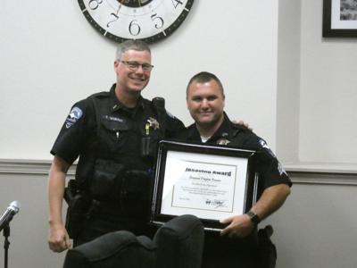 Sgt. Kramer honored
