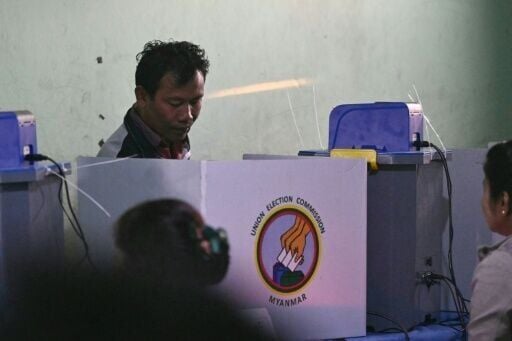 Myanmar's junta opened polls in the second phase of three-part elections due to end January 25