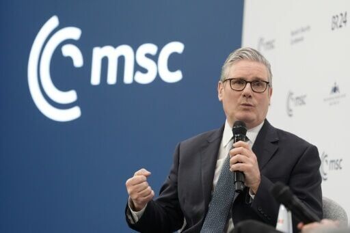 Starmer told the Munich conference that Britain must be 'ready to fight'