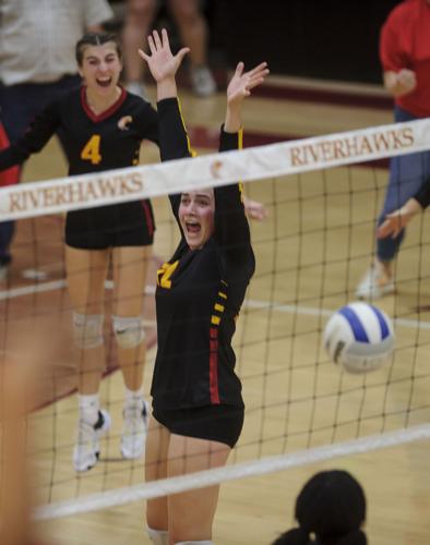 The Dalles volleyball versus Crook County