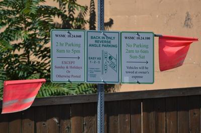 Back-in parking repealed, water leak policy adopted