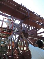 Big Wheel Keeps On ... One bolt at a time, history gets a fix at The History Museum of Hood River County