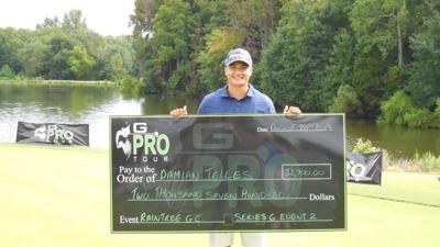 Telles secures first professional golf win