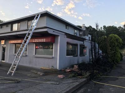Fire caused by fireworks