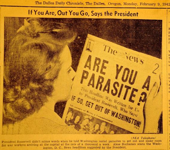 1942 The Dalles Chronicle