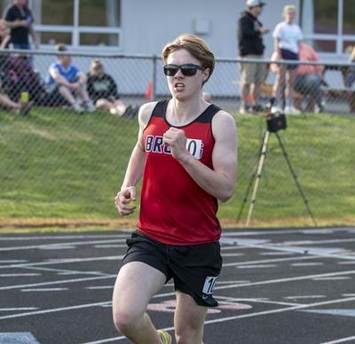 Bruin junior Colby Clark during a race earlier this year.