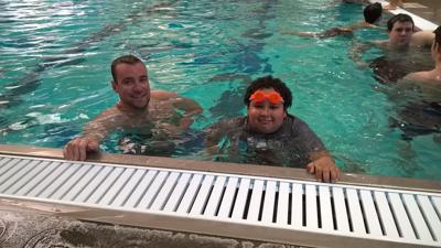 BBBS pool party at Aquatic Center