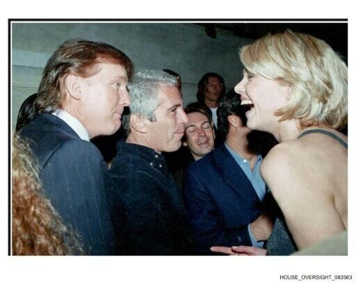 Jeffrey Epstein (C), was friends for years with Donald Trump (L) and other leading figures in the president's circle, including CPAC speaker Steve Bannon